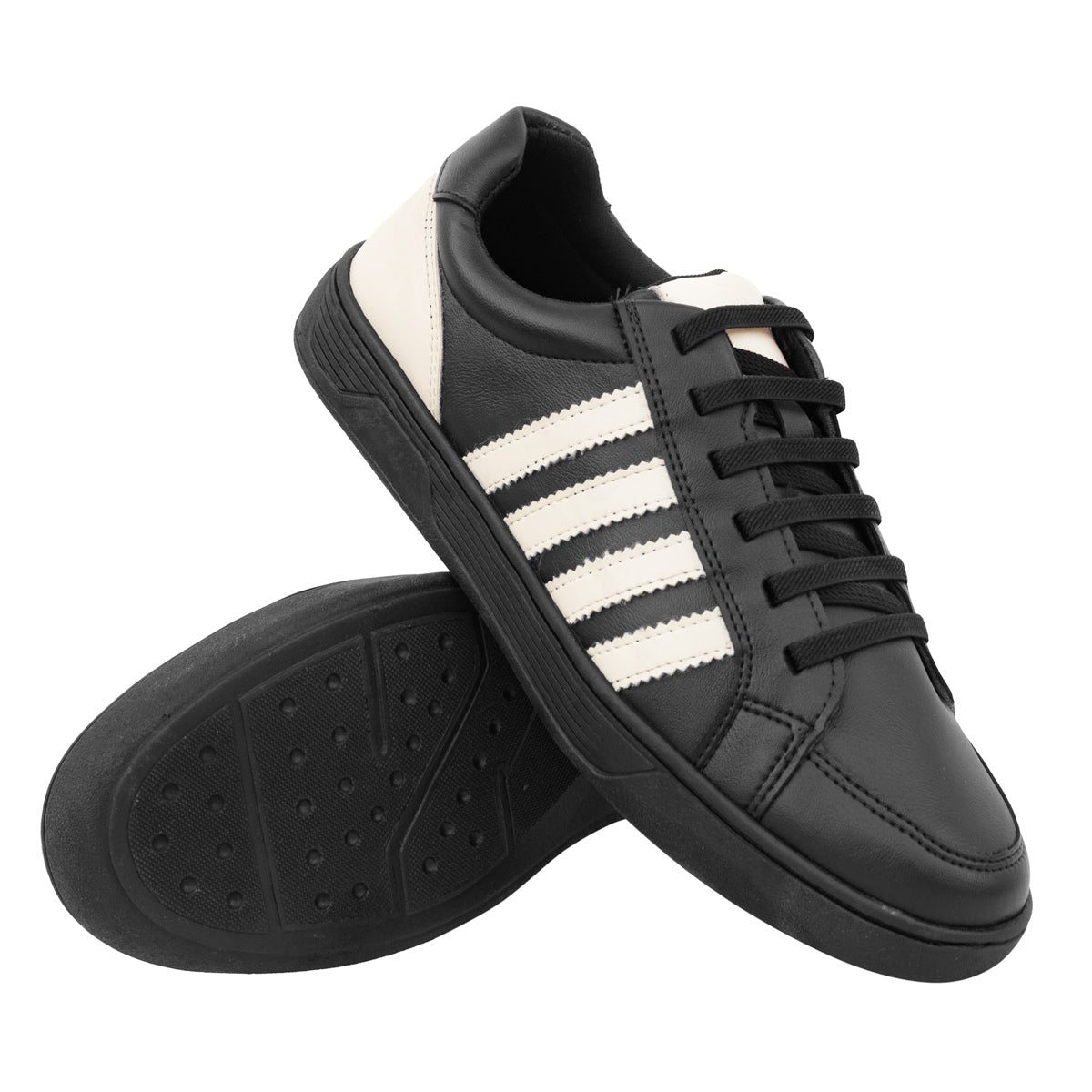 Sapatênis 18010 PRETO-OFF WHITE