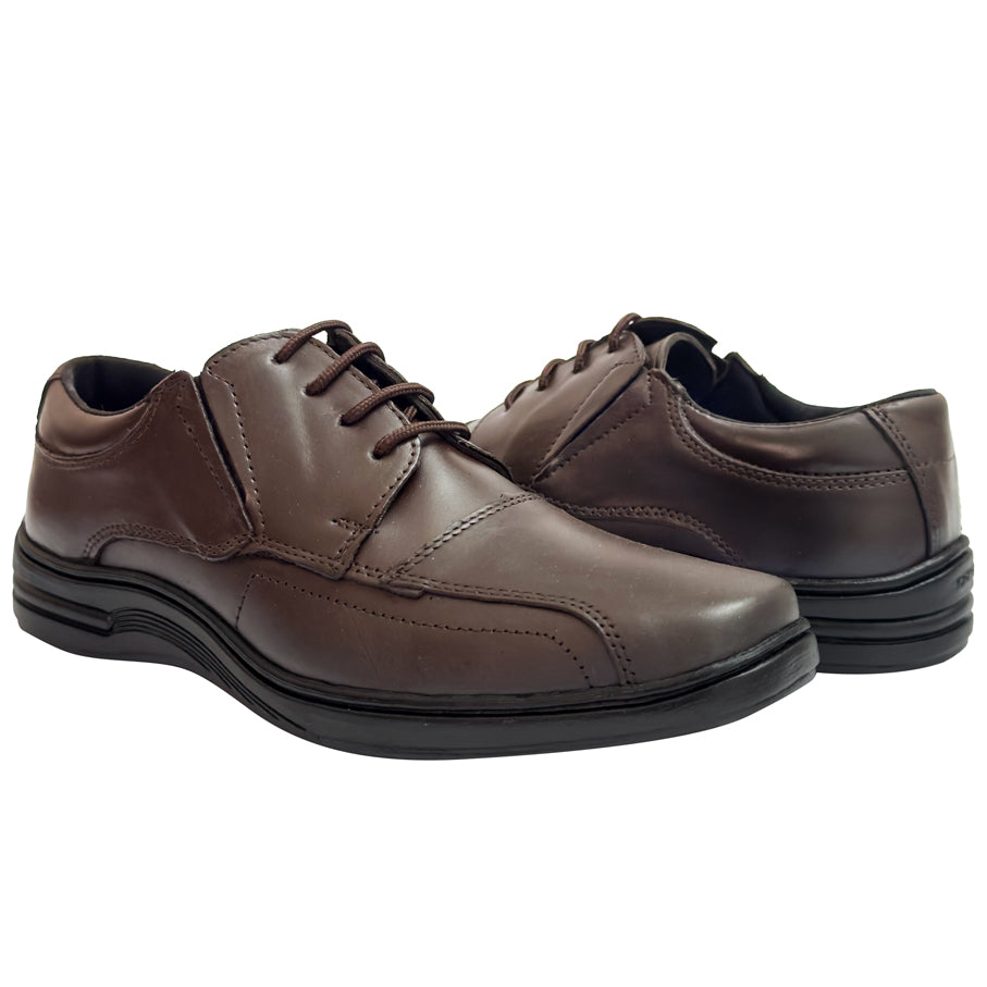 Sapato Social Couro Comfort 5070 COURO CAFE