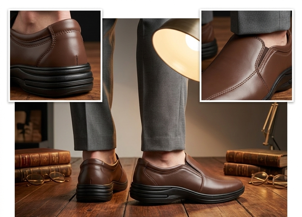 Sapato Comfort Sintético 15030 CAPUCCINO