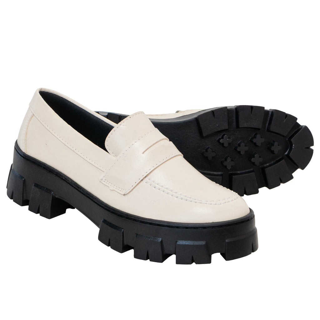 Mocassim Feminino 10023 Siroco Off White