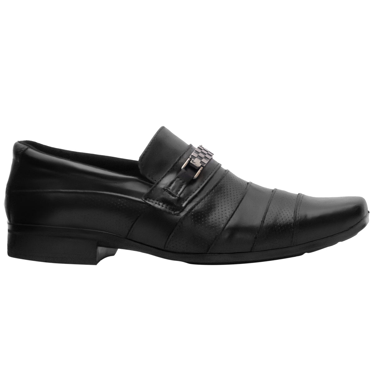 Sapato Social Couro Clássico 3041 COURO PRETO