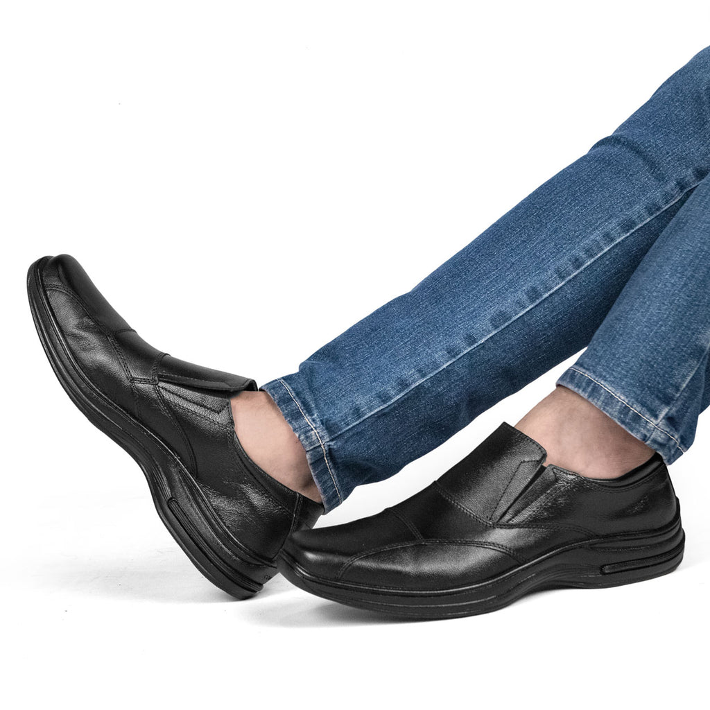 Sapato Social Couro Comfort 5080 COURO PRETO