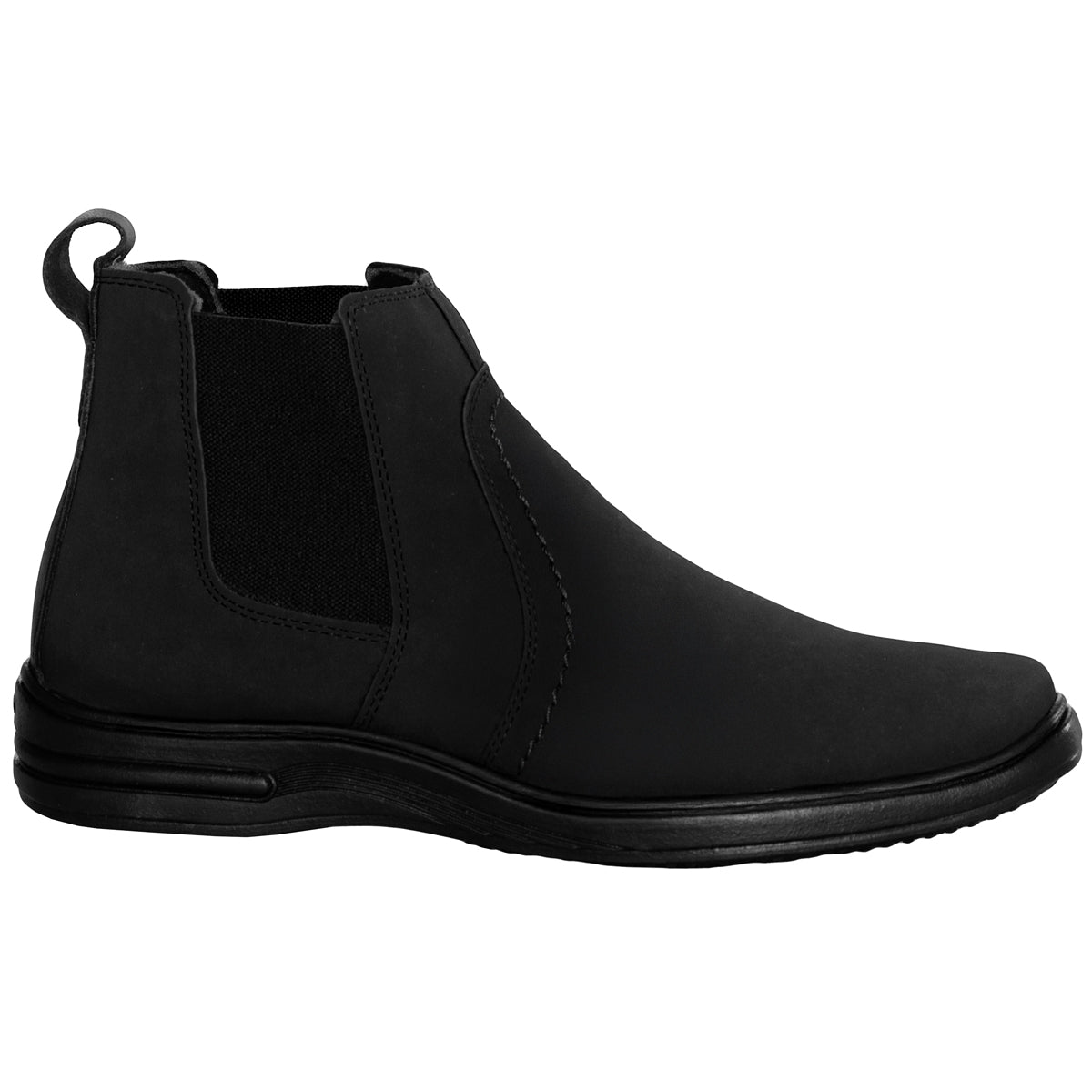 Botina Sintética Comfort 8013 NOBUCK PRETO