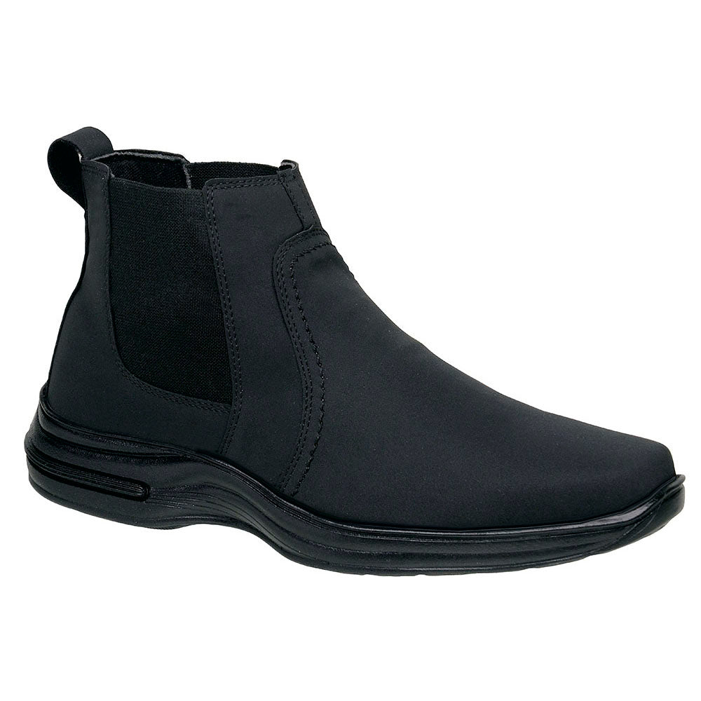 Botina Sintética Comfort 8013 NOBUCK PRETO