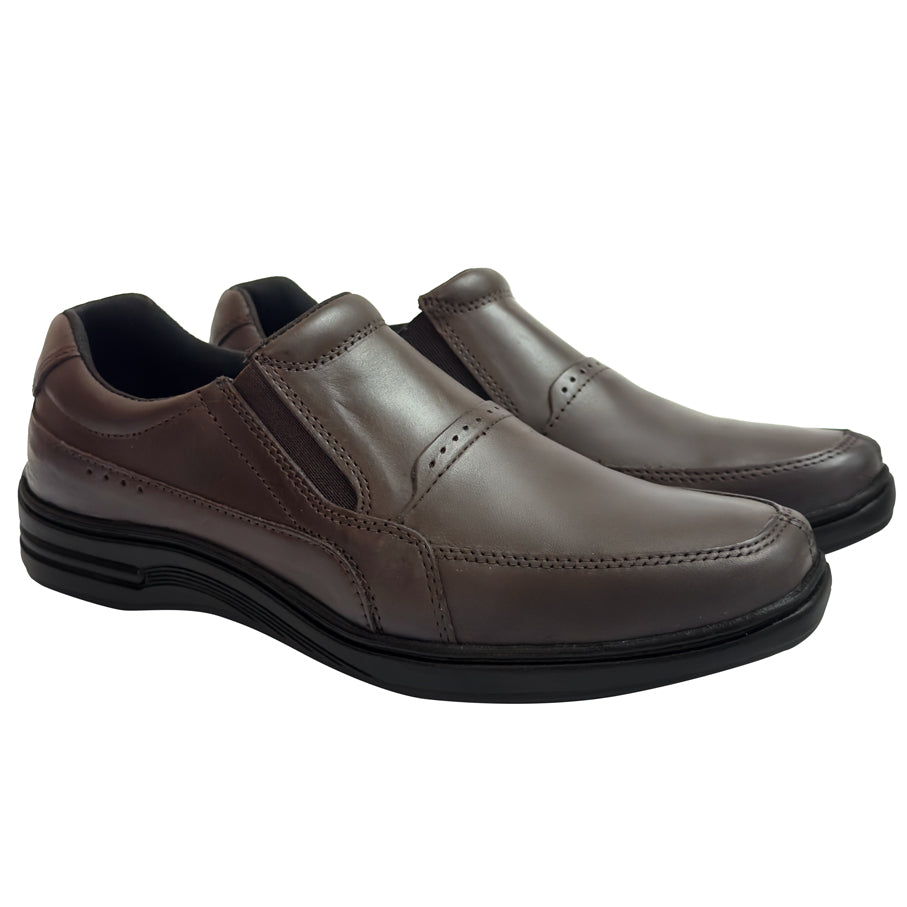 Sapato Social Couro Comfort 5010 COURO CAFE