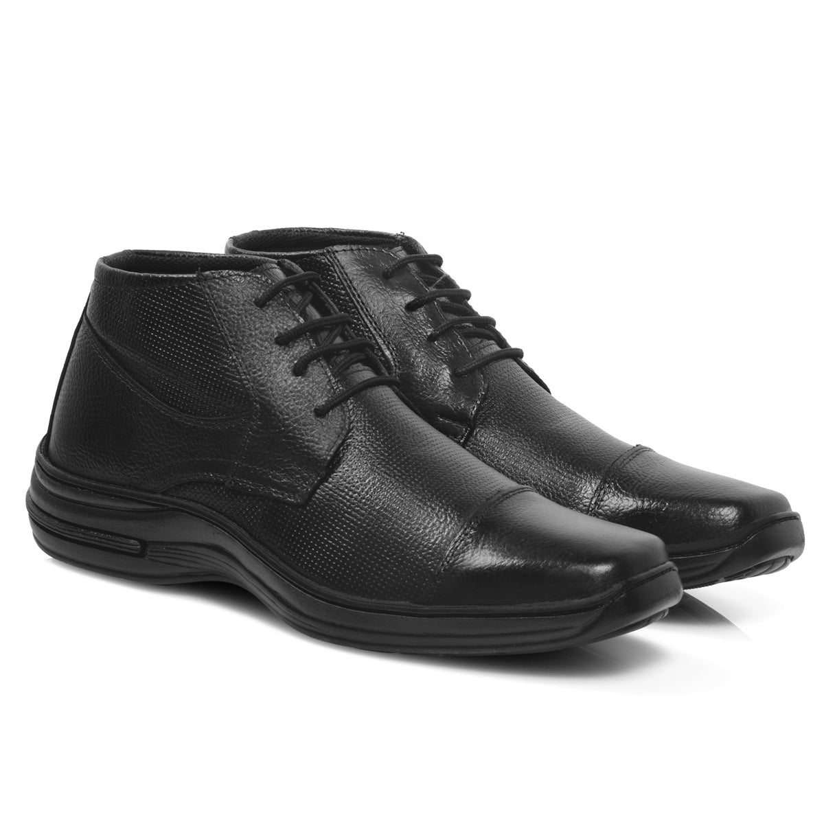 Sapato Social Couro Comfort 5061 COURO PRETO - BOTA