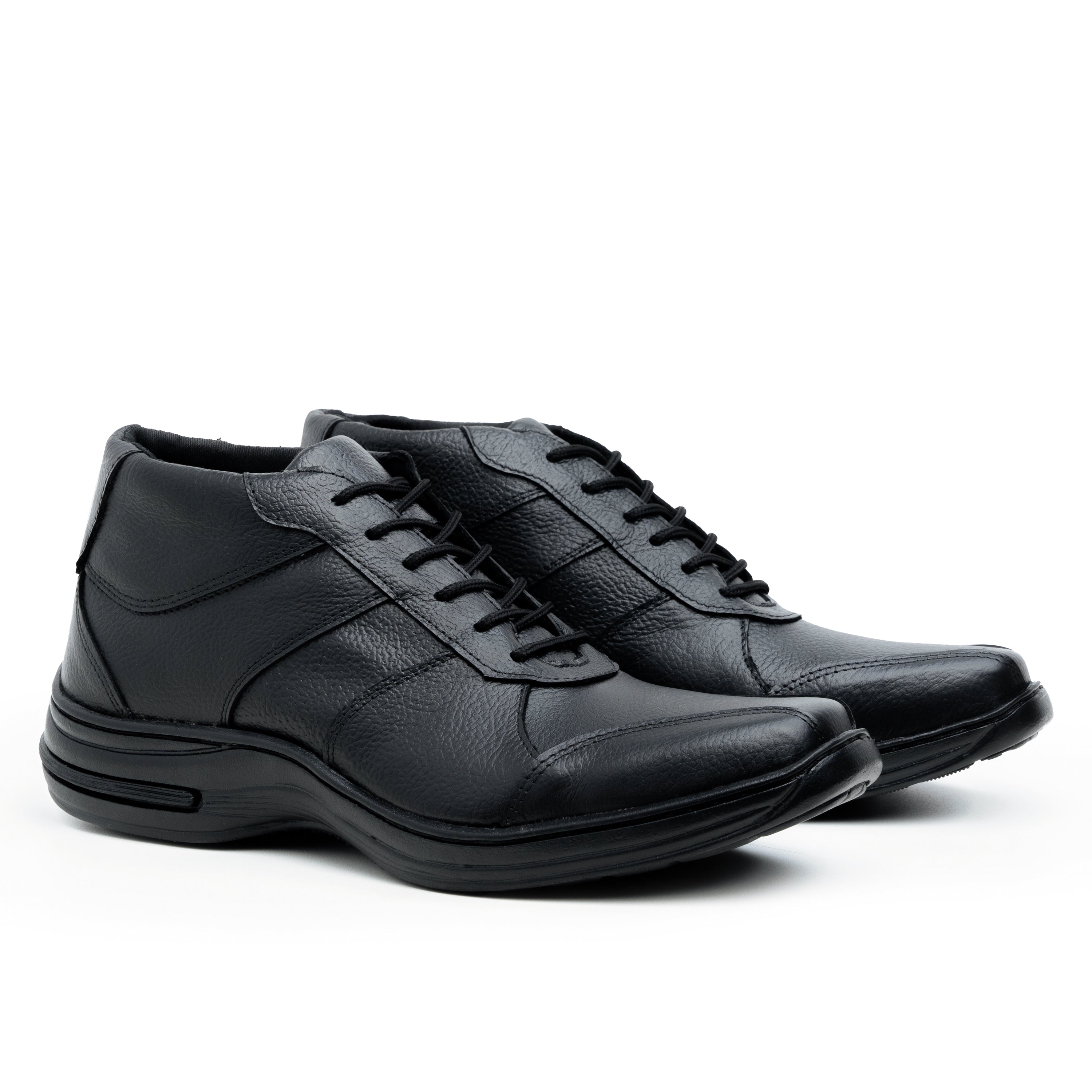 Sapato Social Couro Comfort 5062 - COURO PRETO