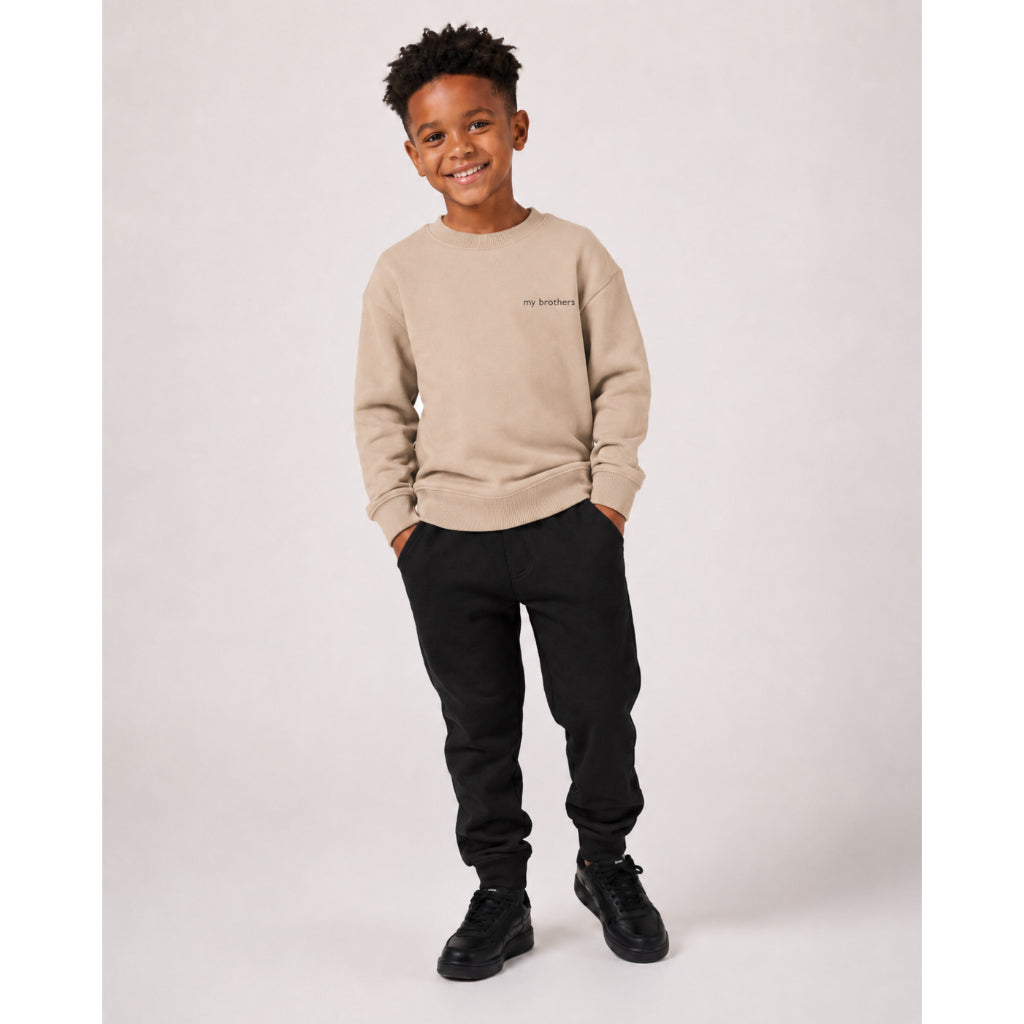 Conjunto Moleton Infantil My Brothers E Calça Jogger