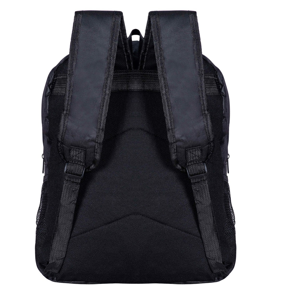 Mochila Urban Essentials Preto Resistente — Compartimentos Amplos com Espaço para Notebook, Tecido Durável e Alças Acolchoadas Ajustáveis, Design Urbano Versátil para Trabalho, Faculdade, Academia e Viagens Curtas