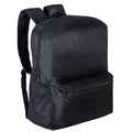 Mochila Urban Essentials Preto Resistente — Compartimentos Amplos com Espaço para Notebook, Tecido Durável e Alças Acolchoadas Ajustáveis, Design Urbano Versátil para Trabalho, Faculdade, Academia e Viagens Curtas