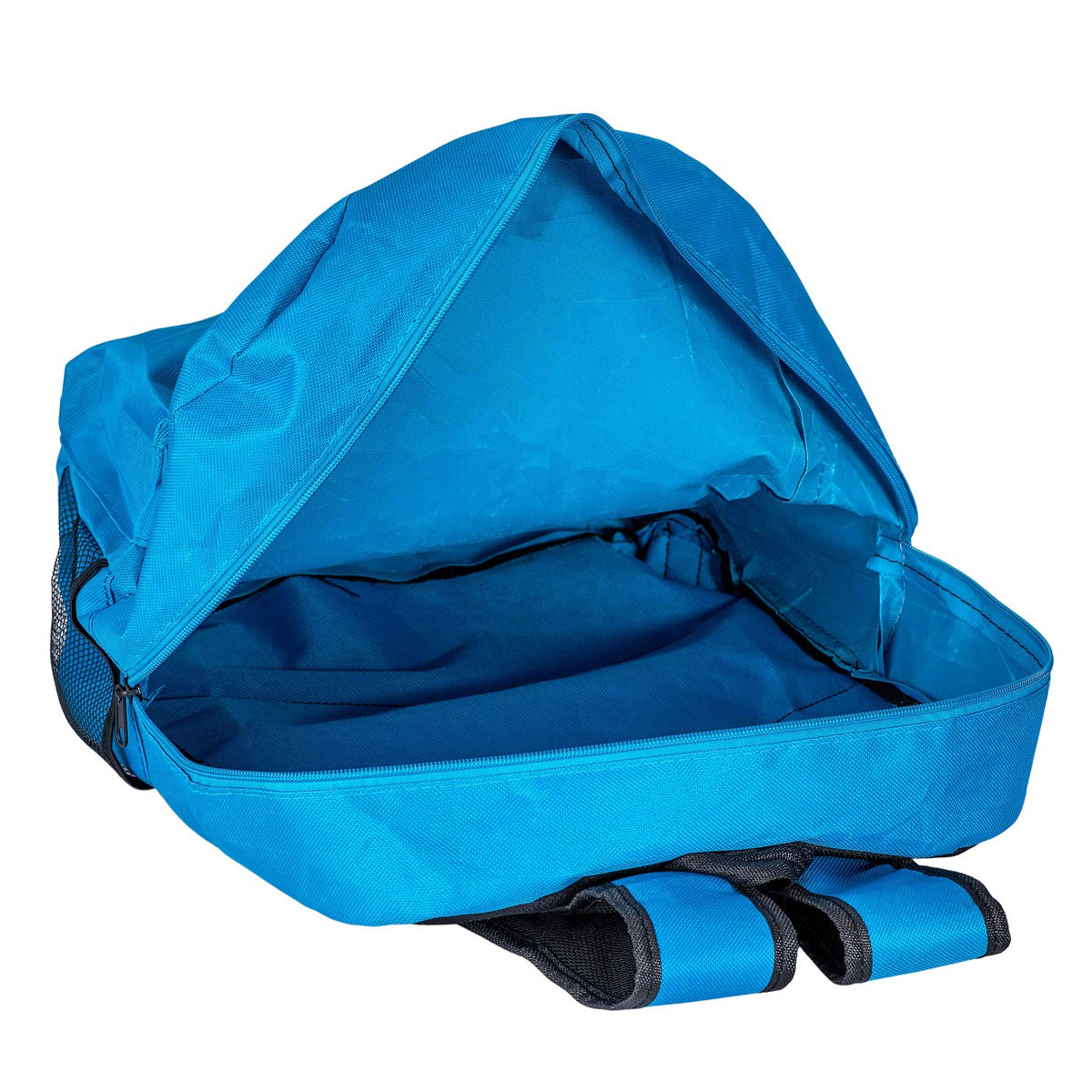 Mochila Urban Essentials Azul Resistente — Compartimentos Amplos com Espaço para Notebook, Tecido Durável e Alças Acolchoadas Ajustáveis, Design Urbano Versátil para Trabalho, Faculdade, Academia e Viagens Curtas