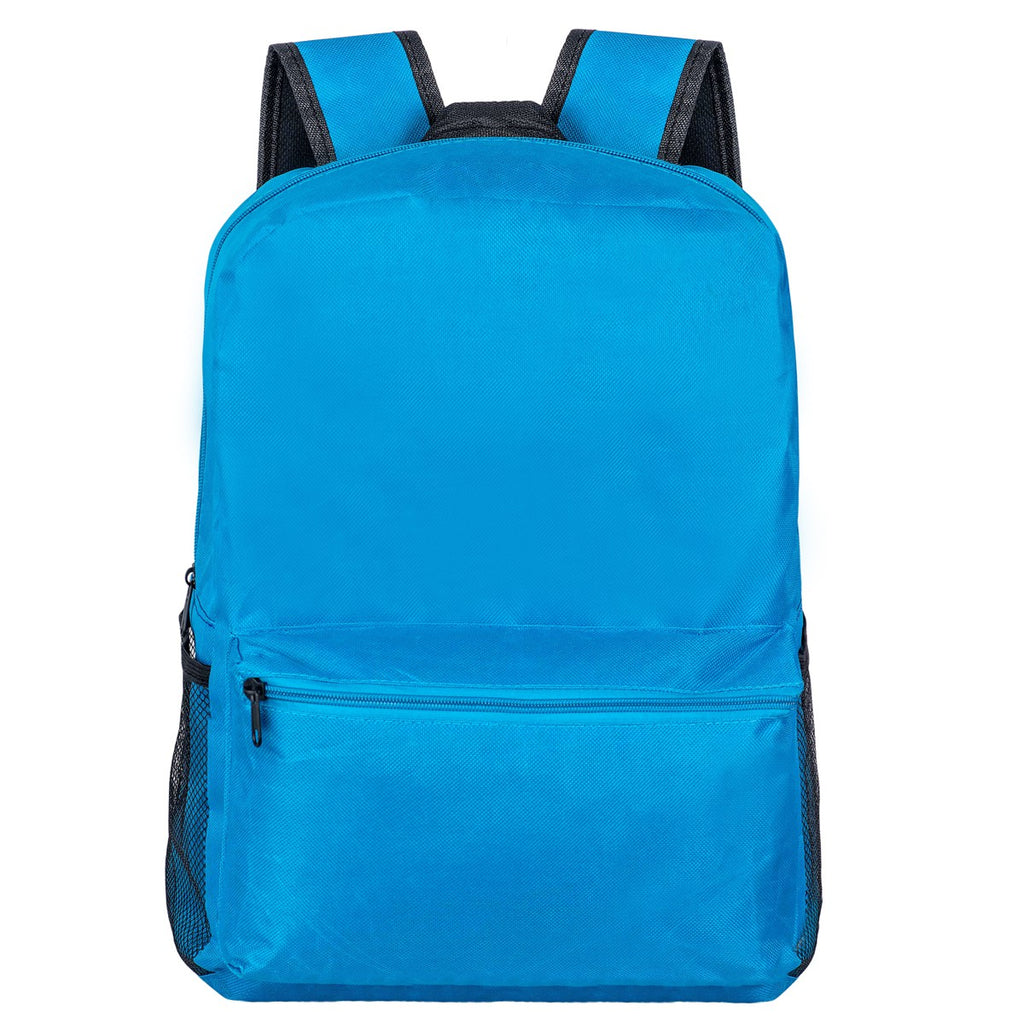 Mochila Urban Essentials Azul Resistente — Compartimentos Amplos com Espaço para Notebook, Tecido Durável e Alças Acolchoadas Ajustáveis, Design Urbano Versátil para Trabalho, Faculdade, Academia e Viagens Curtas