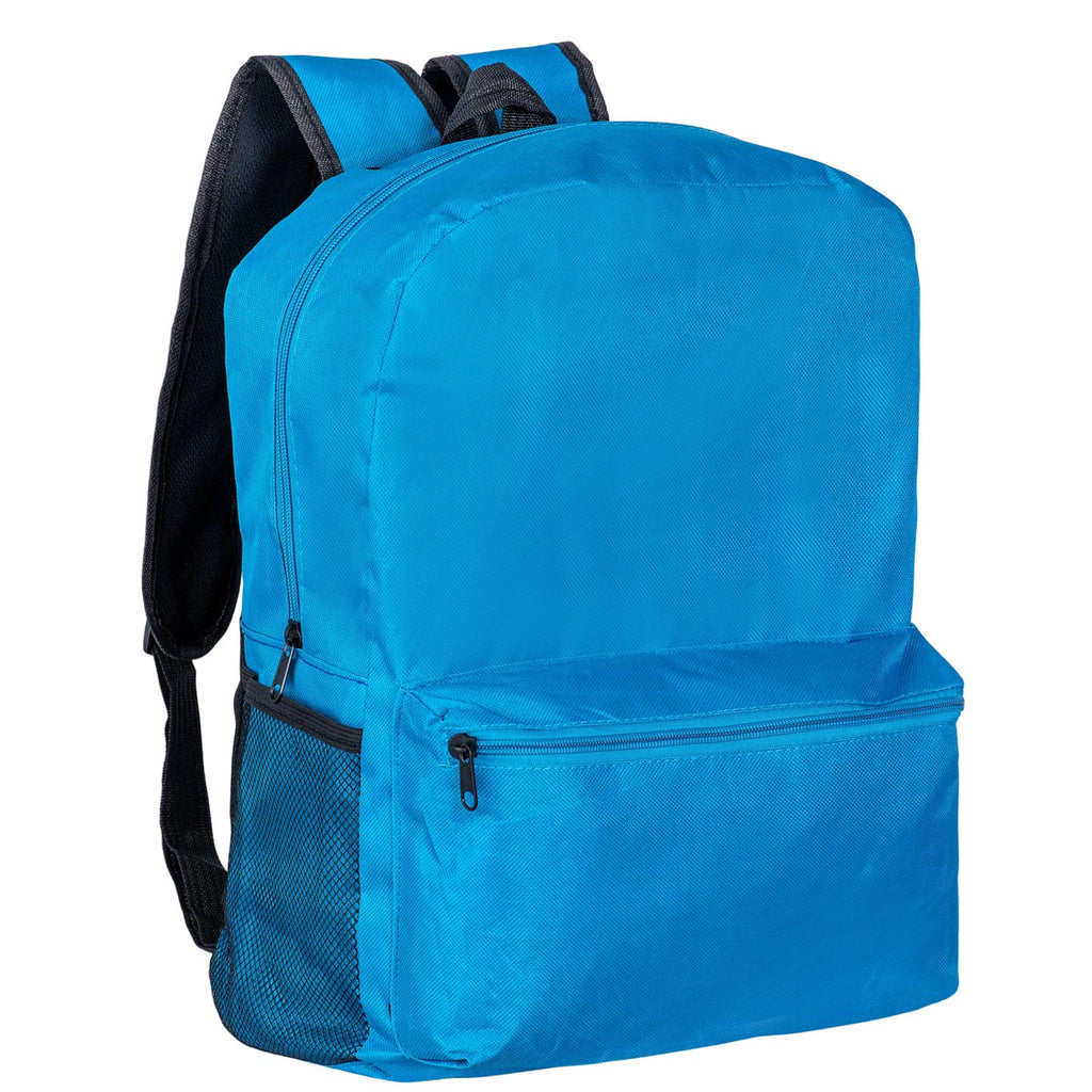 Mochila Urban Essentials Azul Resistente — Compartimentos Amplos com Espaço para Notebook, Tecido Durável e Alças Acolchoadas Ajustáveis, Design Urbano Versátil para Trabalho, Faculdade, Academia e Viagens Curtas