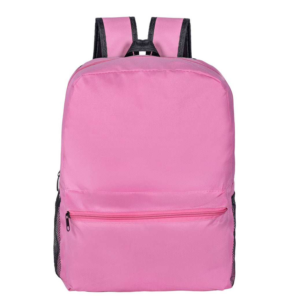 Mochila Urban Essentials Rosa Resistente — Compartimentos Amplos com Espaço para Notebook, Tecido Durável e Alças Acolchoadas Ajustáveis, Design Urbano Versátil para Trabalho, Faculdade, Academia e Viagens Curtas