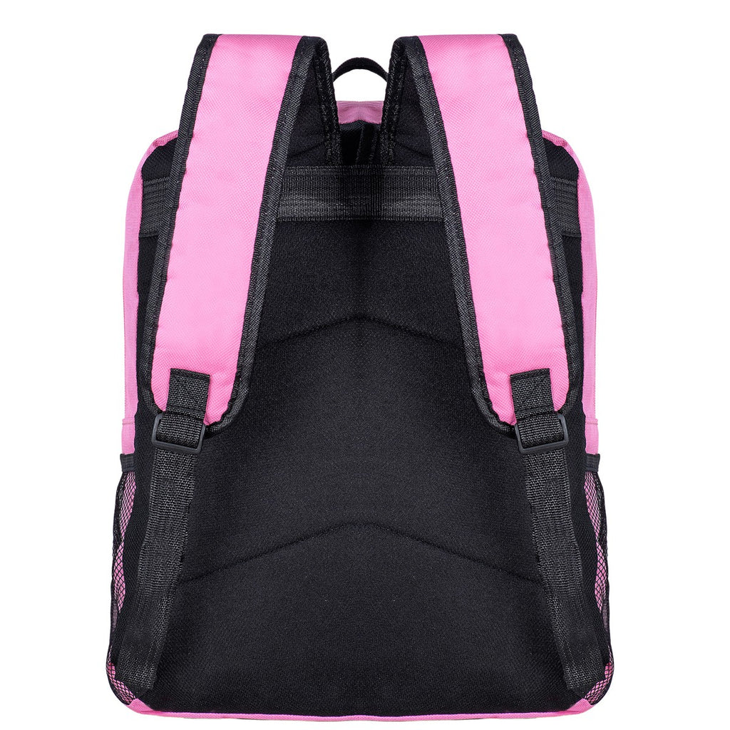 Mochila Urban Essentials Rosa Resistente — Compartimentos Amplos com Espaço para Notebook, Tecido Durável e Alças Acolchoadas Ajustáveis, Design Urbano Versátil para Trabalho, Faculdade, Academia e Viagens Curtas