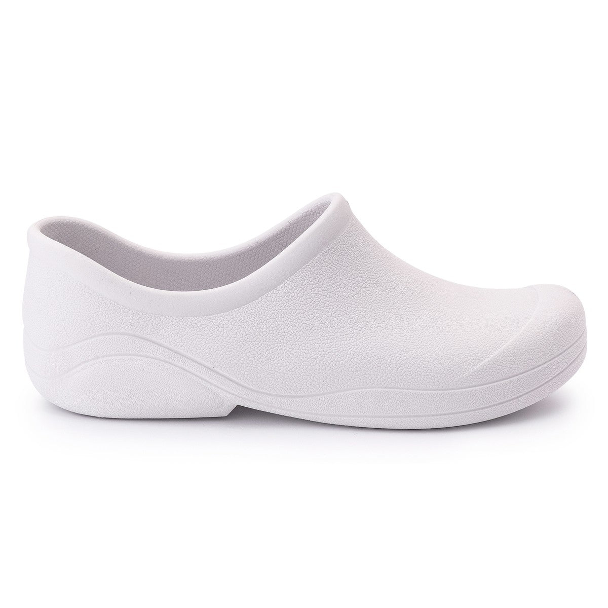 Chinelo Masculino Slide — Branco — vista lateral