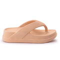 Chinelo Masculino Slide — Nude — vista lateral