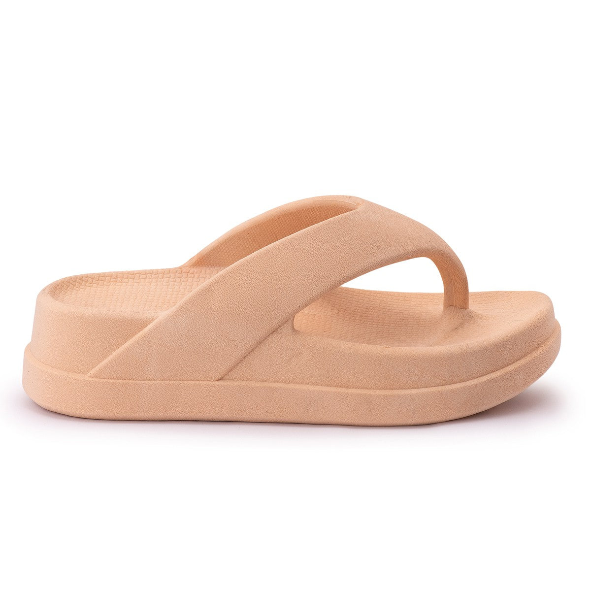 Chinelo Masculino Slide — Nude — vista lateral