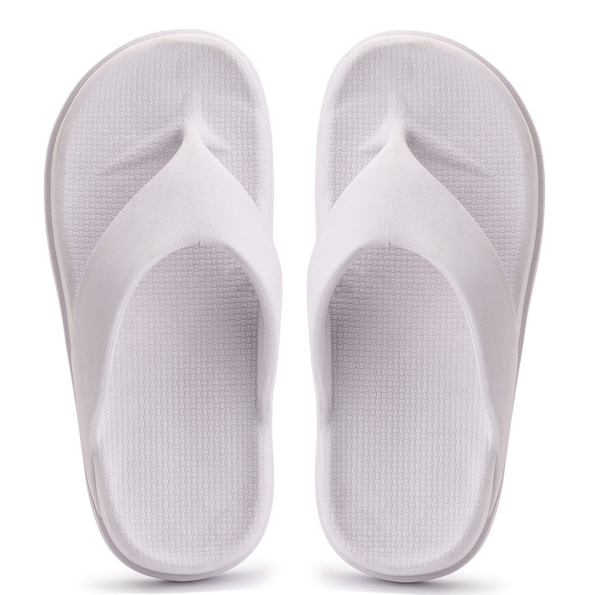 Chinelo Masculino Slide — Branco — vista superior