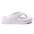 Chinelo Masculino Slide — Branco — vista lateral