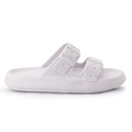 Chinelo Masculino Slide — Branco — vista lateral