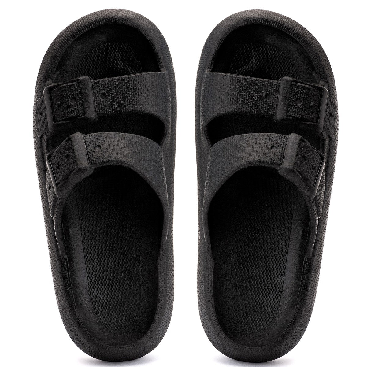 Chinelo Masculino Slide — Preto — vista superior