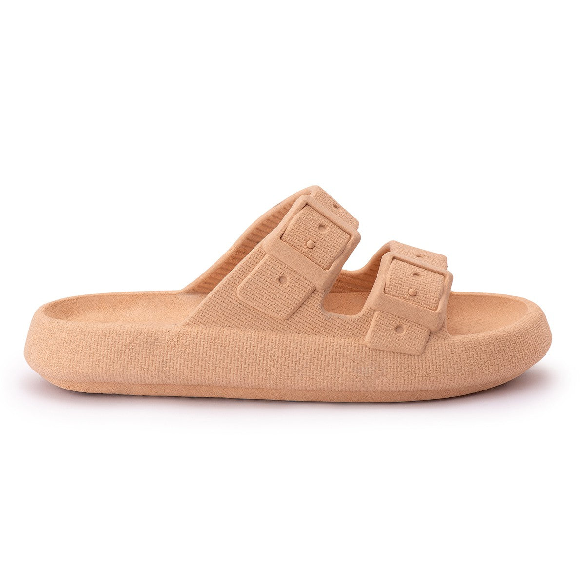 Chinelo Masculino Slide — Nude — vista lateral