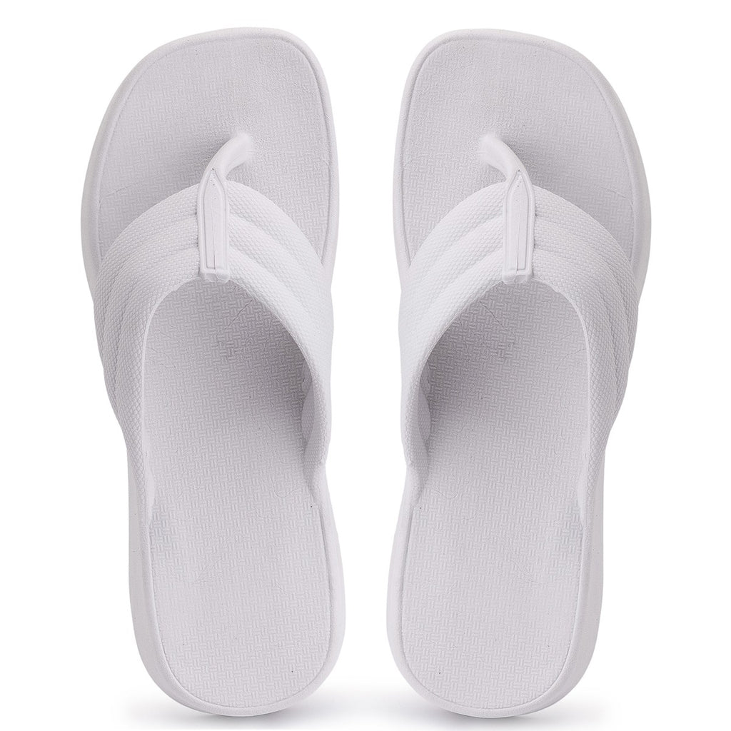Chinelo Masculino Slide — Branco — vista superior
