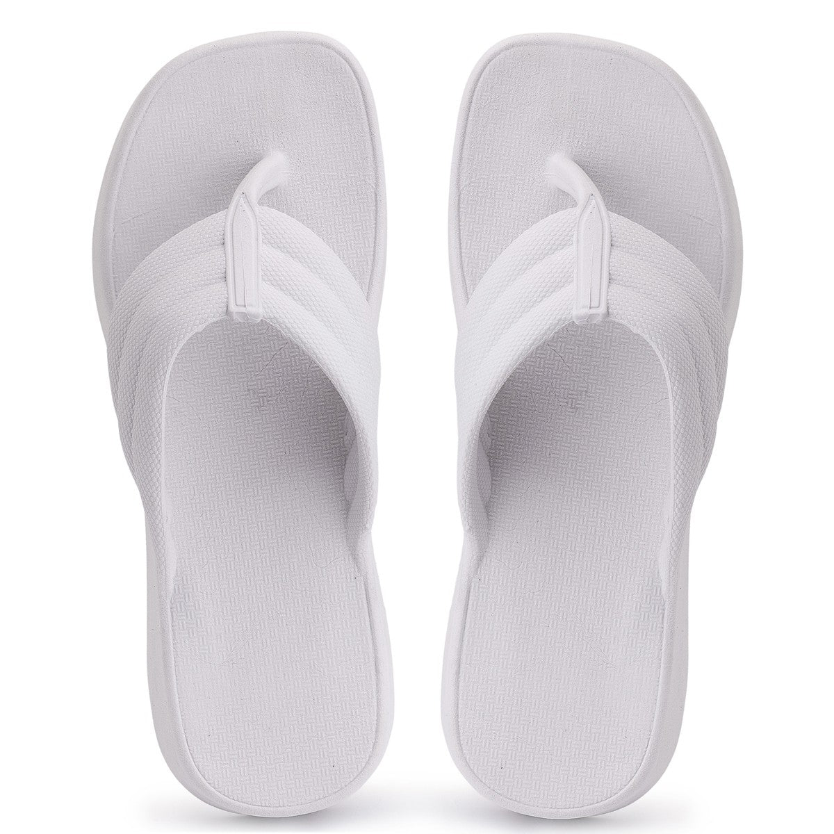 Chinelo Masculino Slide — Branco — vista superior