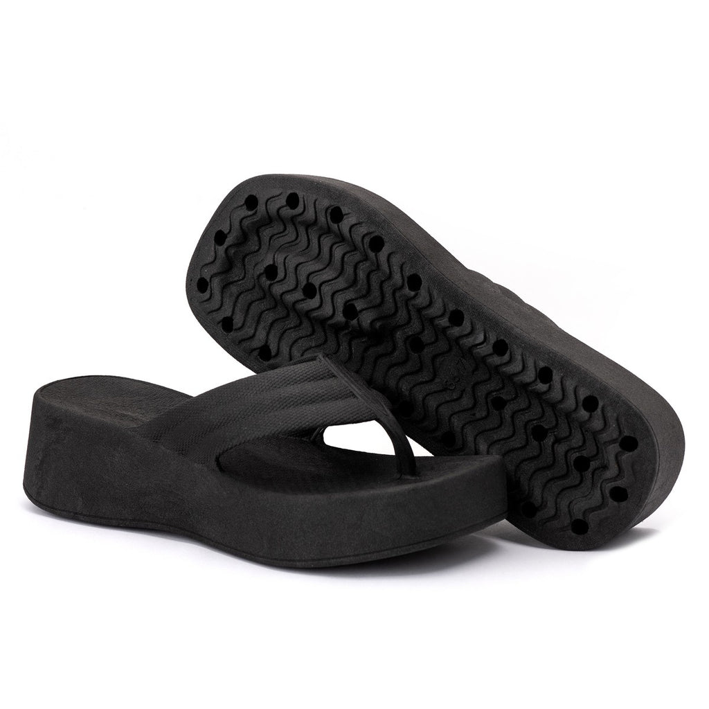 Chinelo Masculino Slide — Preto — vista superior