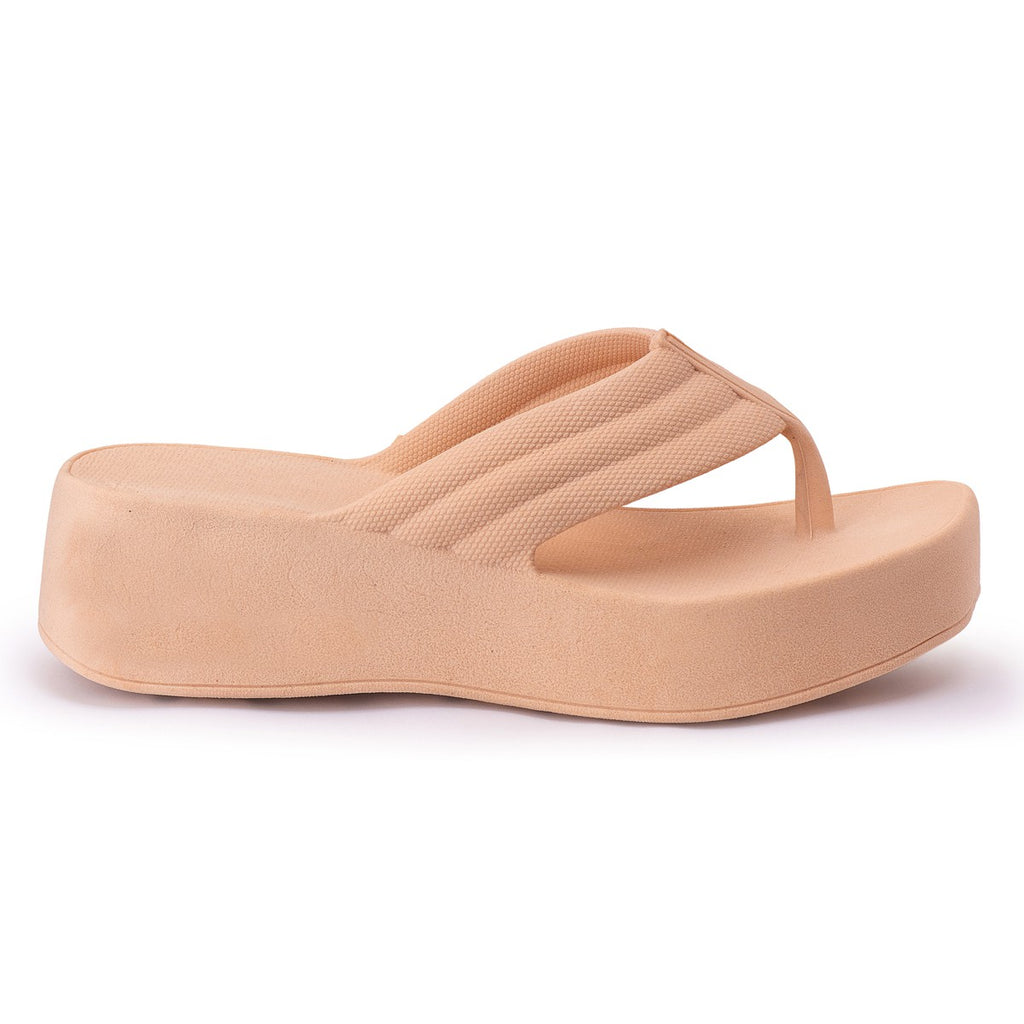 Chinelo Masculino Slide — Nude — vista lateral