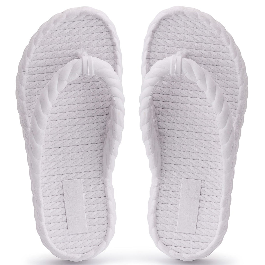 Chinelo Masculino Slide — Branco — detalhe