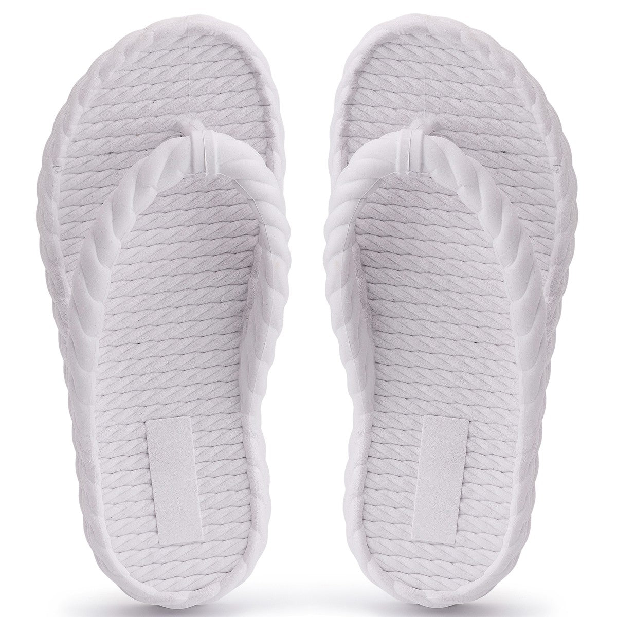 Chinelo Masculino Slide — Branco — detalhe