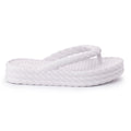 Chinelo Masculino Slide — Branco — vista lateral