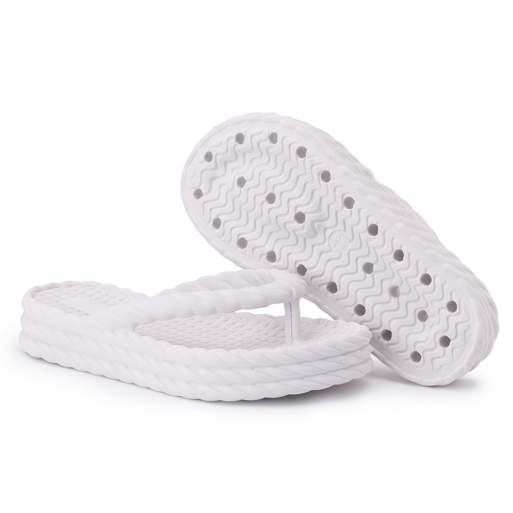 Chinelo Masculino Slide — Branco — vista superior