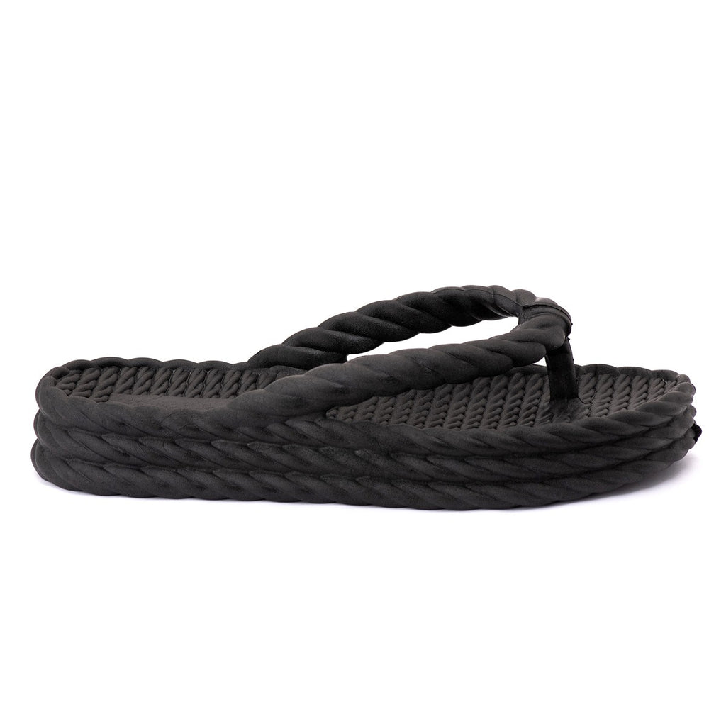 Chinelo Masculino Slide — Preto — vista lateral
