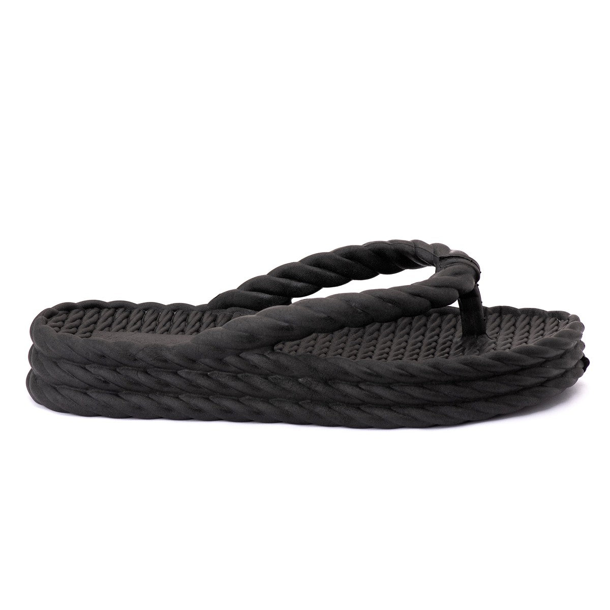 Chinelo Masculino Slide — Preto — vista lateral