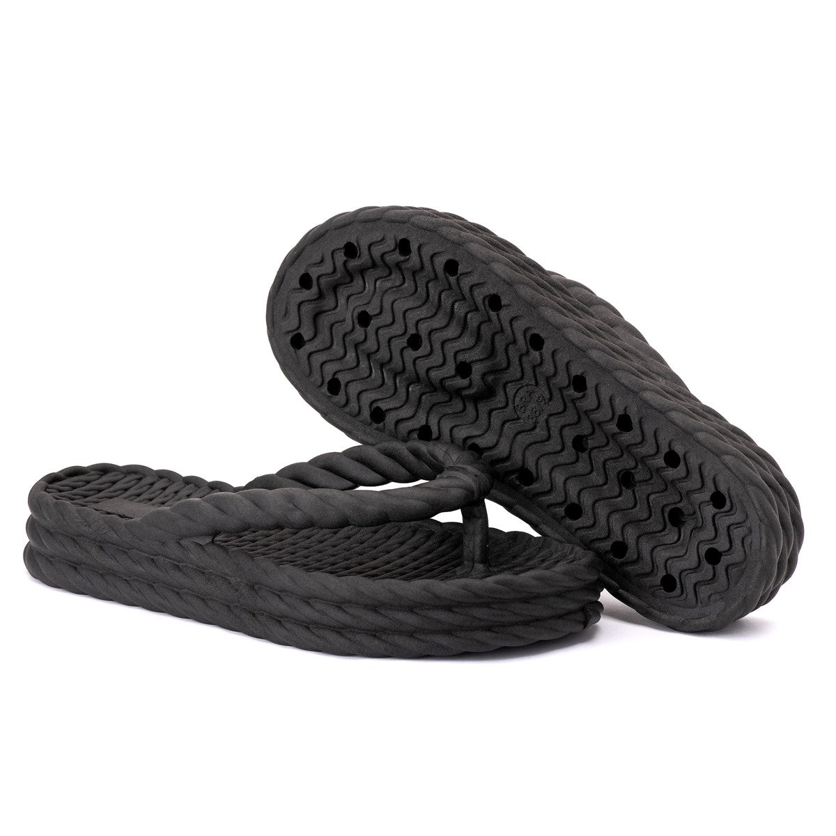 Chinelo Masculino Slide — Preto — vista superior