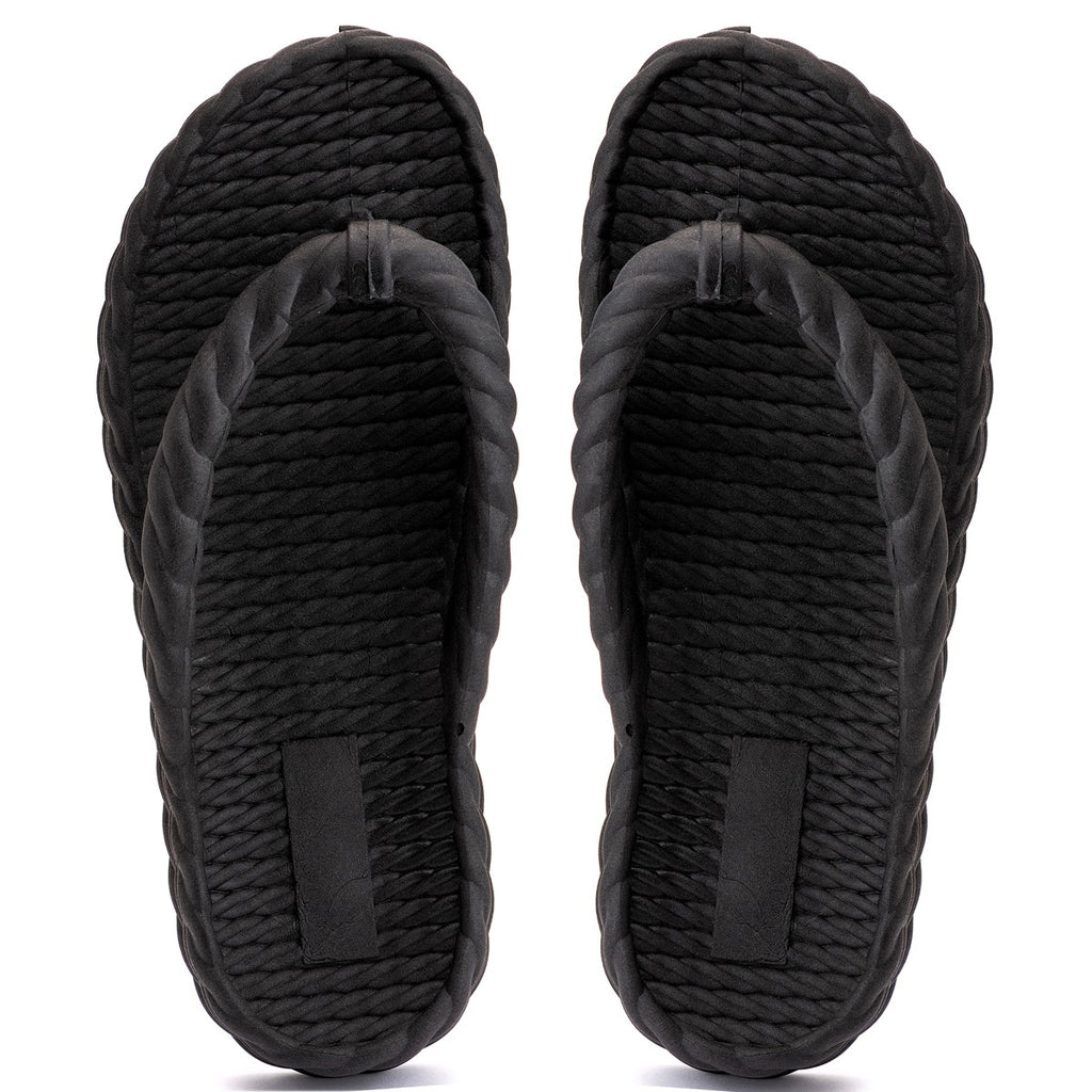 Chinelo Masculino Slide — Preto — detalhe