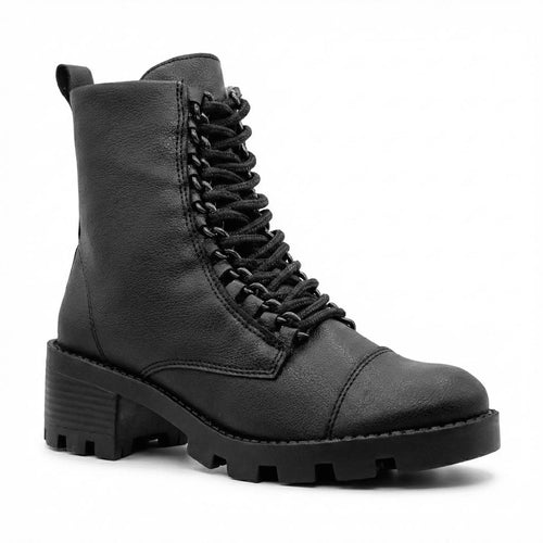 Bota Cano Curto Olivia preto — vista frontal