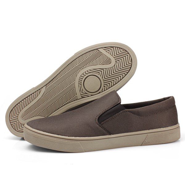 Slip On Masculino Casual — Preto — vista frontal