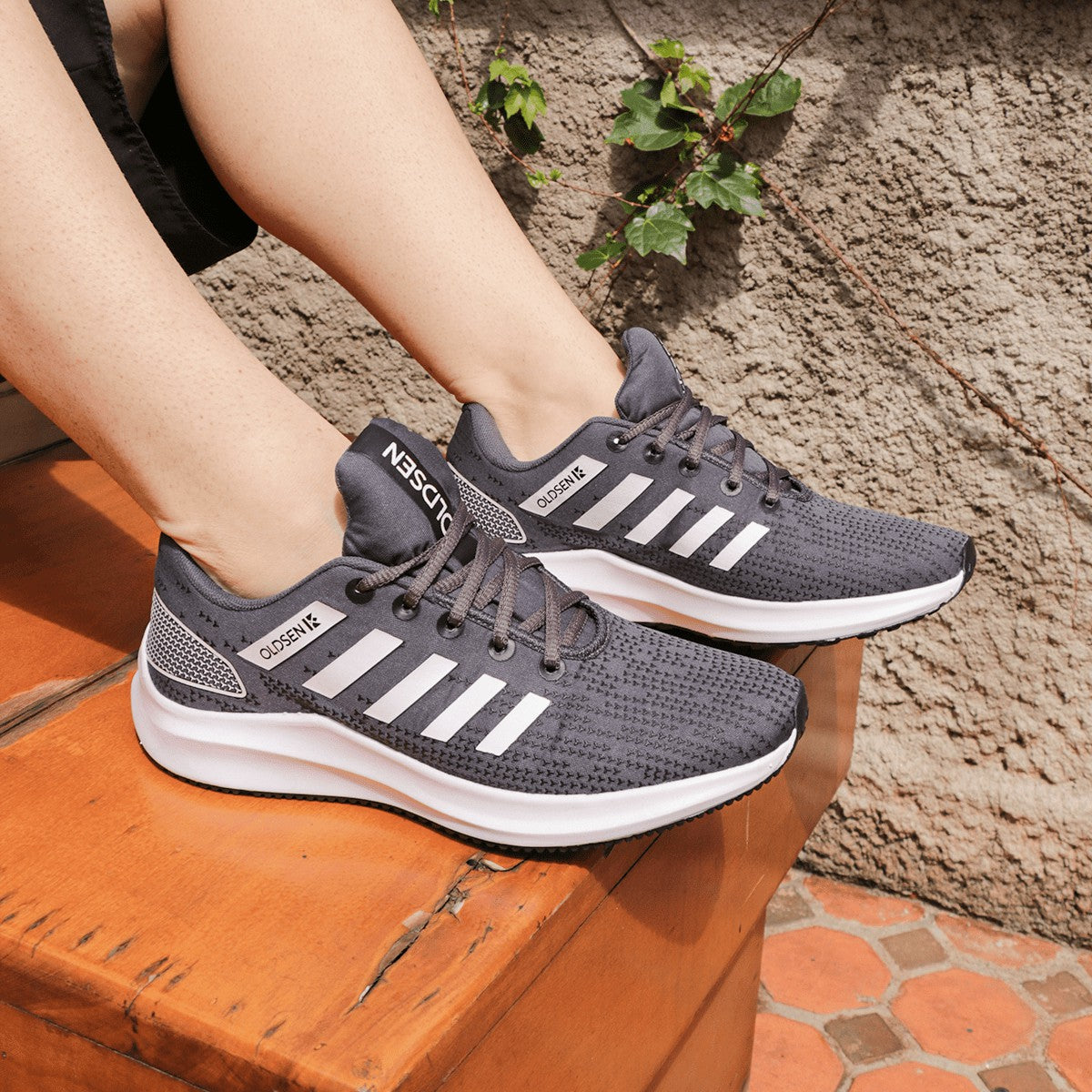 Tênis Masculino Casual Esportivo — Branco — vista superior