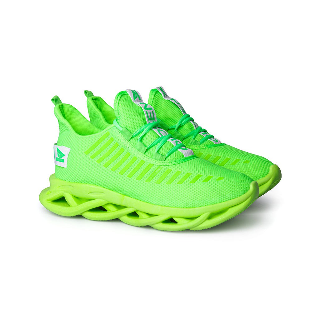 Tênis Masculino Casual Esportivo — Verde — vista frontal