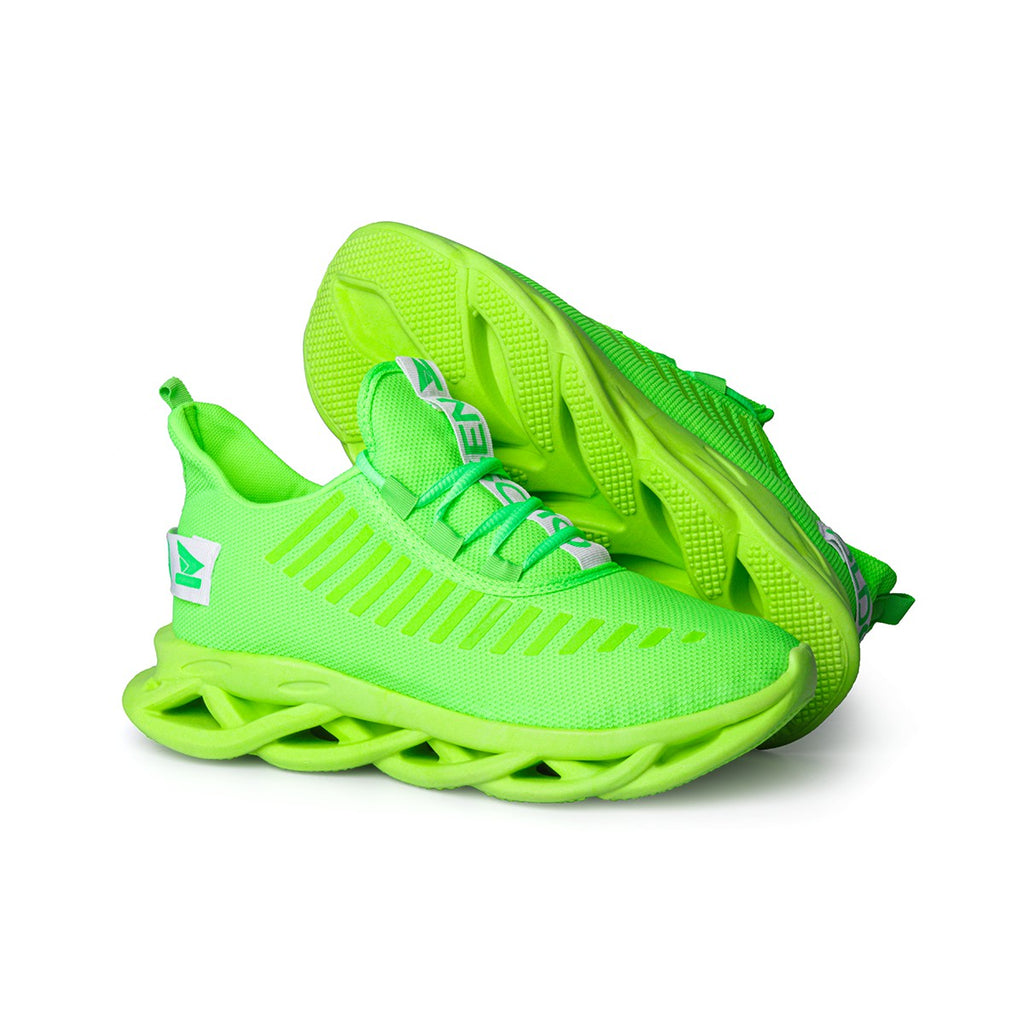 Tênis Masculino Casual Esportivo — Verde — outro ângulo