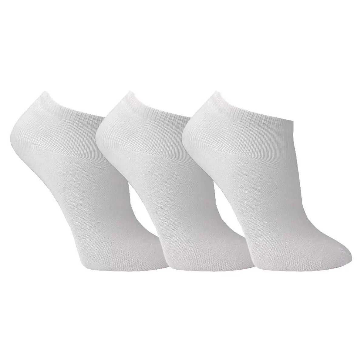 Kit 3 Pares Meia Soquete Esportiva — Tecido Respirável com Boa Absorção, Punho Confortável que Não Marca a Perna e Reforço na Sola, Ideal para Treino, Corrida, Caminhada e Uso Diário, Pacote com Múltiplos Pares