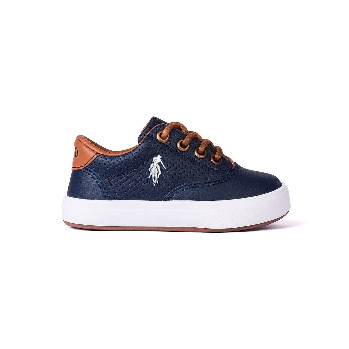 Sapatênis Infantil Polo Roma Marinho — Calçado Casual Confortável para Crianças, Solado Antiderrapante, Palmilha Macia e Cadarço Prático, Acabamento Premium Calçado Net, Ideal para Escola, Brincar e Passeios em Família