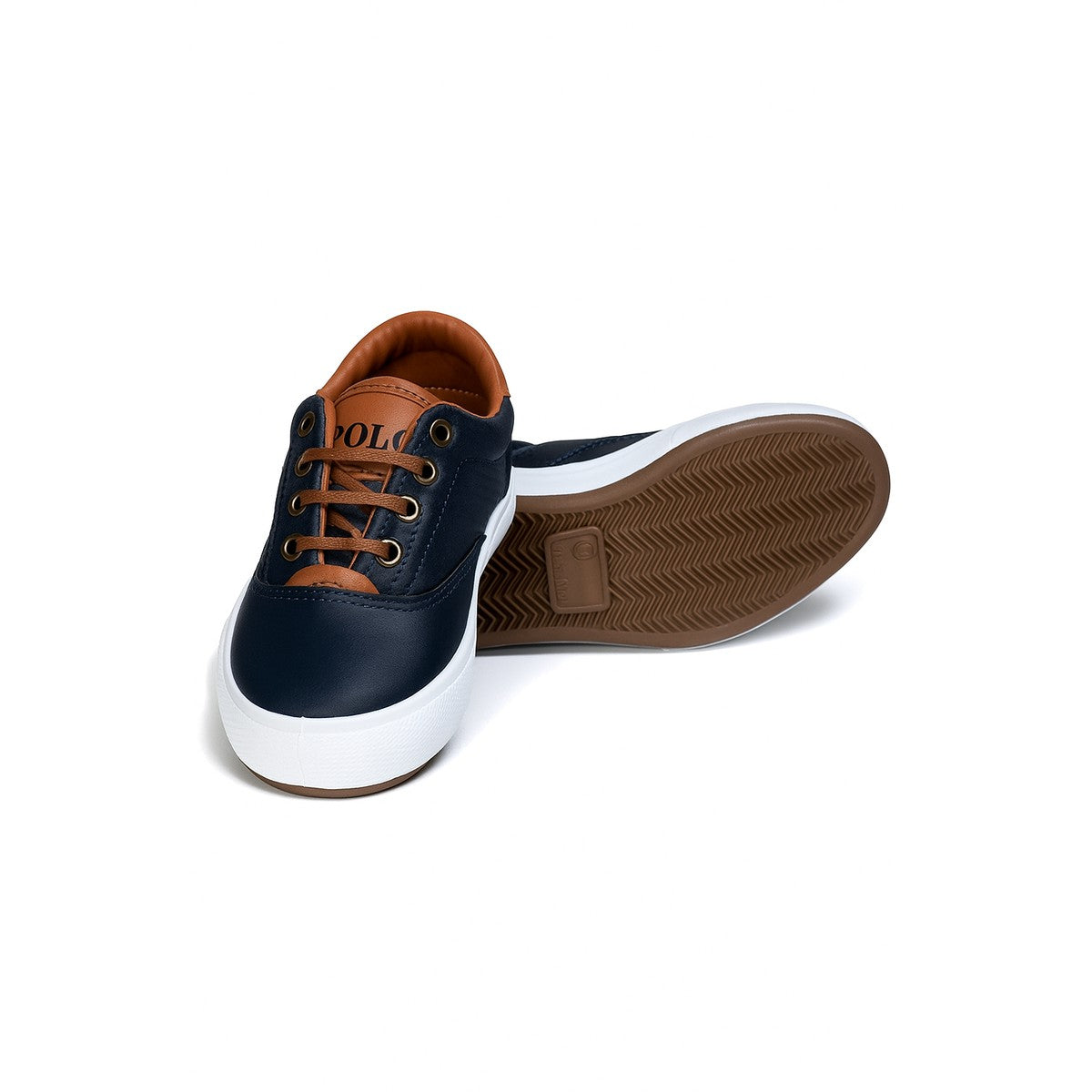 Sapatênis Infantil Polo Roma Marinho — Calçado Casual Confortável para Crianças, Solado Antiderrapante, Palmilha Macia e Cadarço Prático, Acabamento Premium Calçado Net, Ideal para Escola, Brincar e Passeios em Família