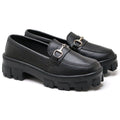 Mocassim Feminino Tratorado — Branco — vista lateral