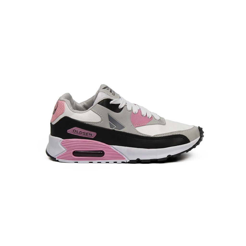 Tênis Masculino Casual Esportivo — Rosa — vista frontal