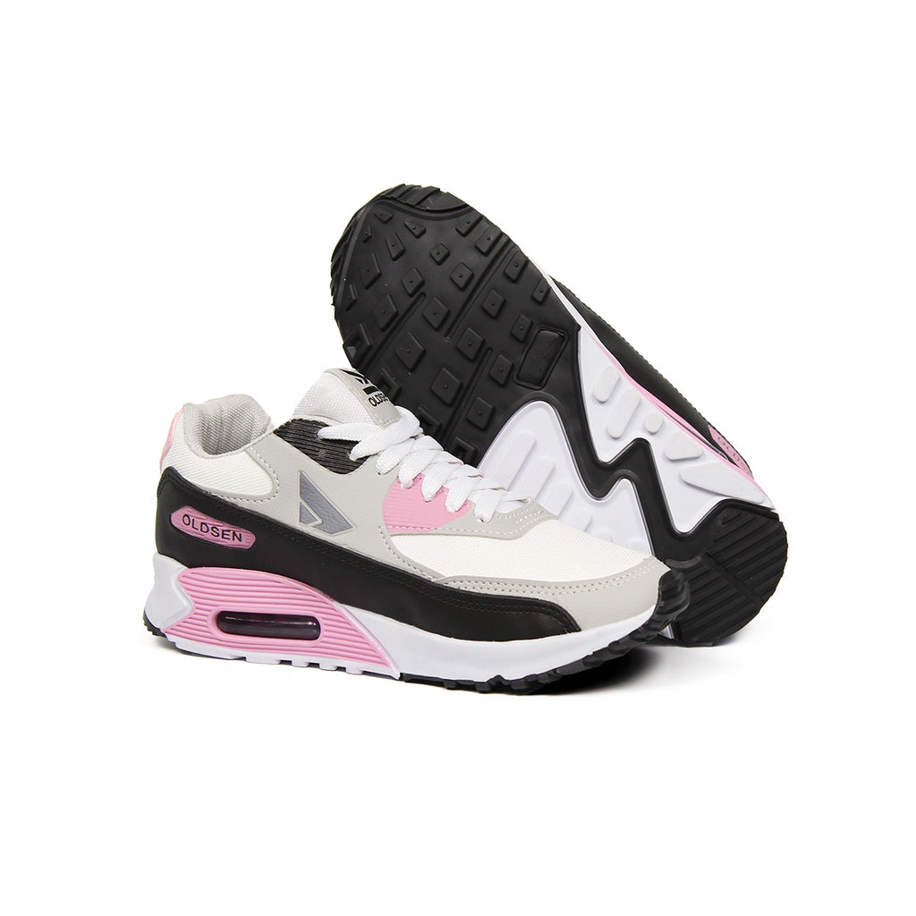 Tênis Masculino Casual Esportivo — Rosa — vista superior